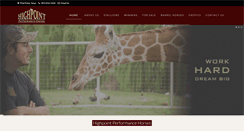 Desktop Screenshot of highpointperformance.com